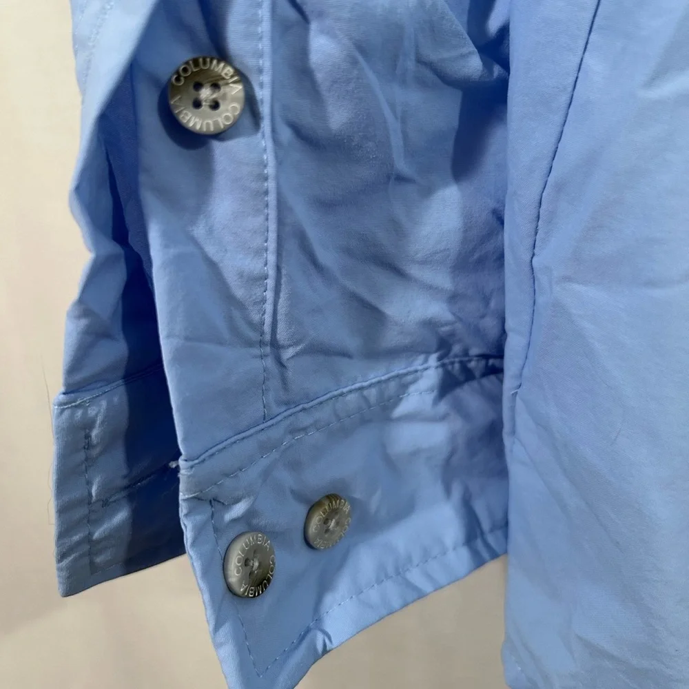 Columbia Bahama UPF 50 Blue Omni Shade Vented Long Sleeve Fishing Shirt Size XXL - Picture 4 of 11
